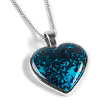 Love Heart Shaped Shattuckite Necklace - Natural Designer Gemstone