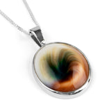 Natural Shiva Eye Shell Necklace - Natural Designer Gemstone