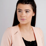 Handpainted Pheasant Bird Feather Brooch in Silver