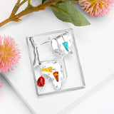 Persistence of Memory Salvador Dali Inspired Art Brooch