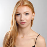 Sea Shell / Seashell Necklace in Silver with 24ct Gold