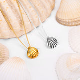 Sea Shell / Seashell Necklace in Silver