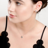 Miniature Squirrel Necklace in Silver