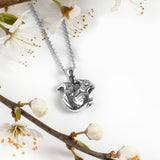 Miniature Squirrel Necklace in Silver
