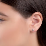 Silver Star Stud Earrings