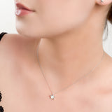 Star Necklace in Silver