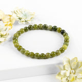 Stretch Bead Bracelet in Jade