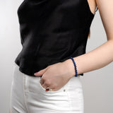 Stretch Bead Bracelet in Lapis Lazuli