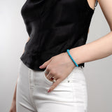 Stretch Bead Bracelet in Turquoise