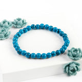 Stretch Bead Bracelet in Turquoise