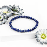 Stretch Bead Bracelet in Lapis Lazuli