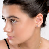 Tree of Life Stud Earrings in Silver