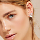 Minimal Stud Earrings in Silver
